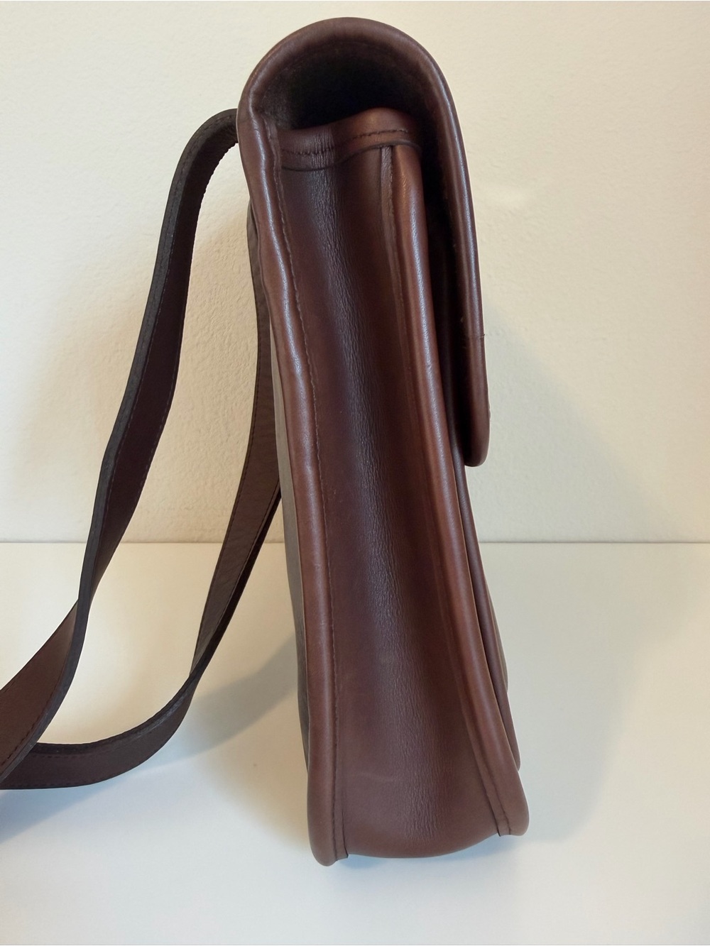Vintage Coach Large Sidepack 9979 Mahogany - Picture 4 of 16